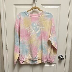 Chicka-D Cotton Candy Gig 'Em Ribbed Sweater